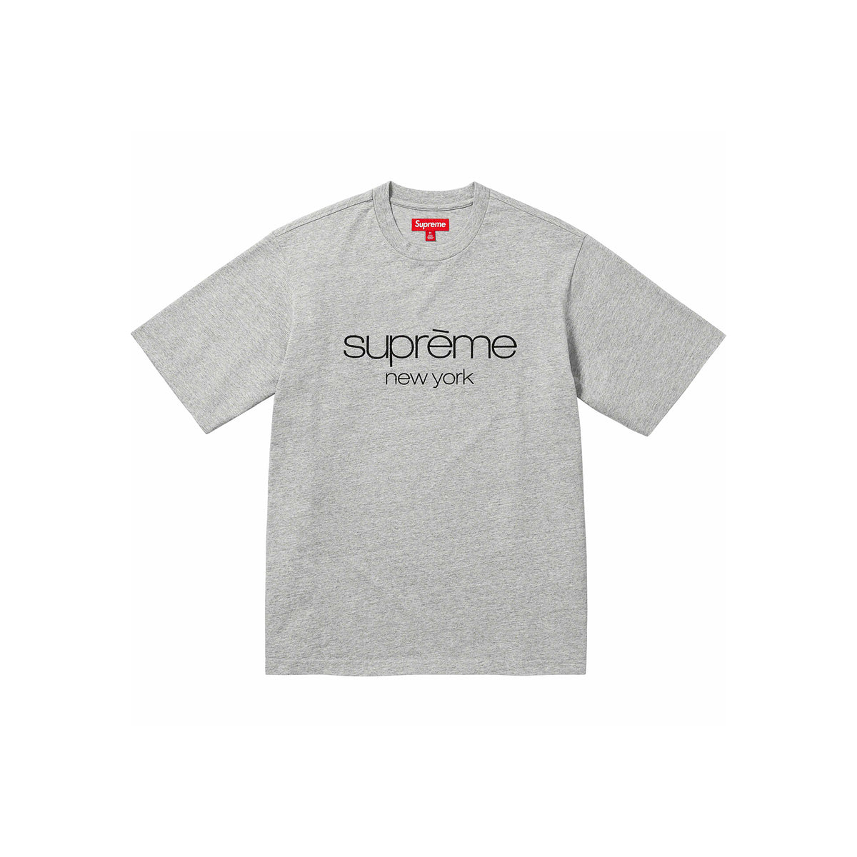 Supreme Classic Logo S/S Top Heather Grey – Story Cape Town