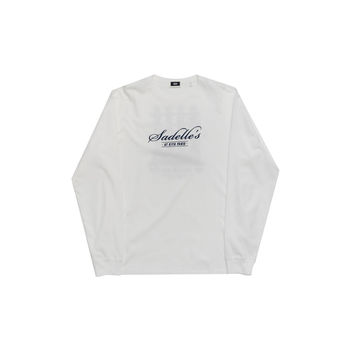 KITH X SADELLE´S L/S TEE WHITE ロンT (L)-