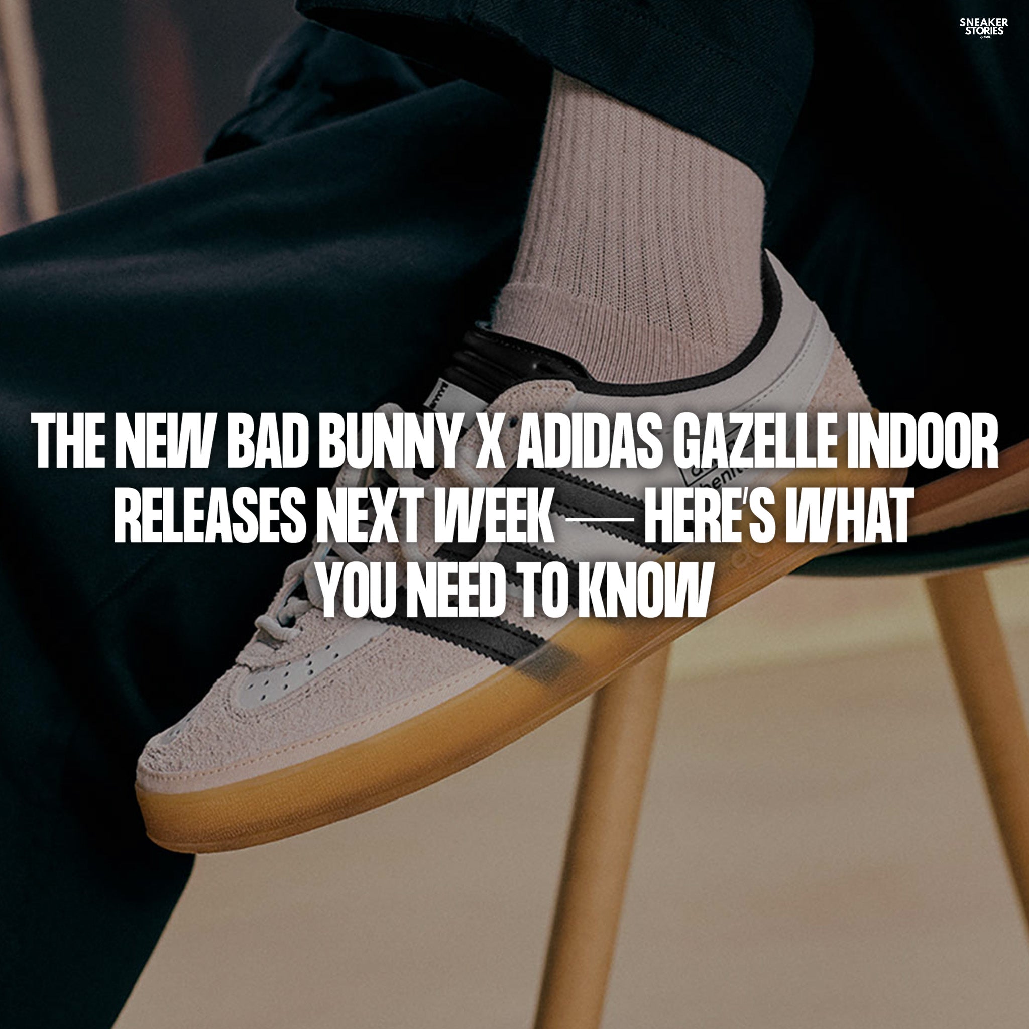 The new Bad Bunny x adidas Gazelle Indoor releases next week — Here’s What You Need to Know