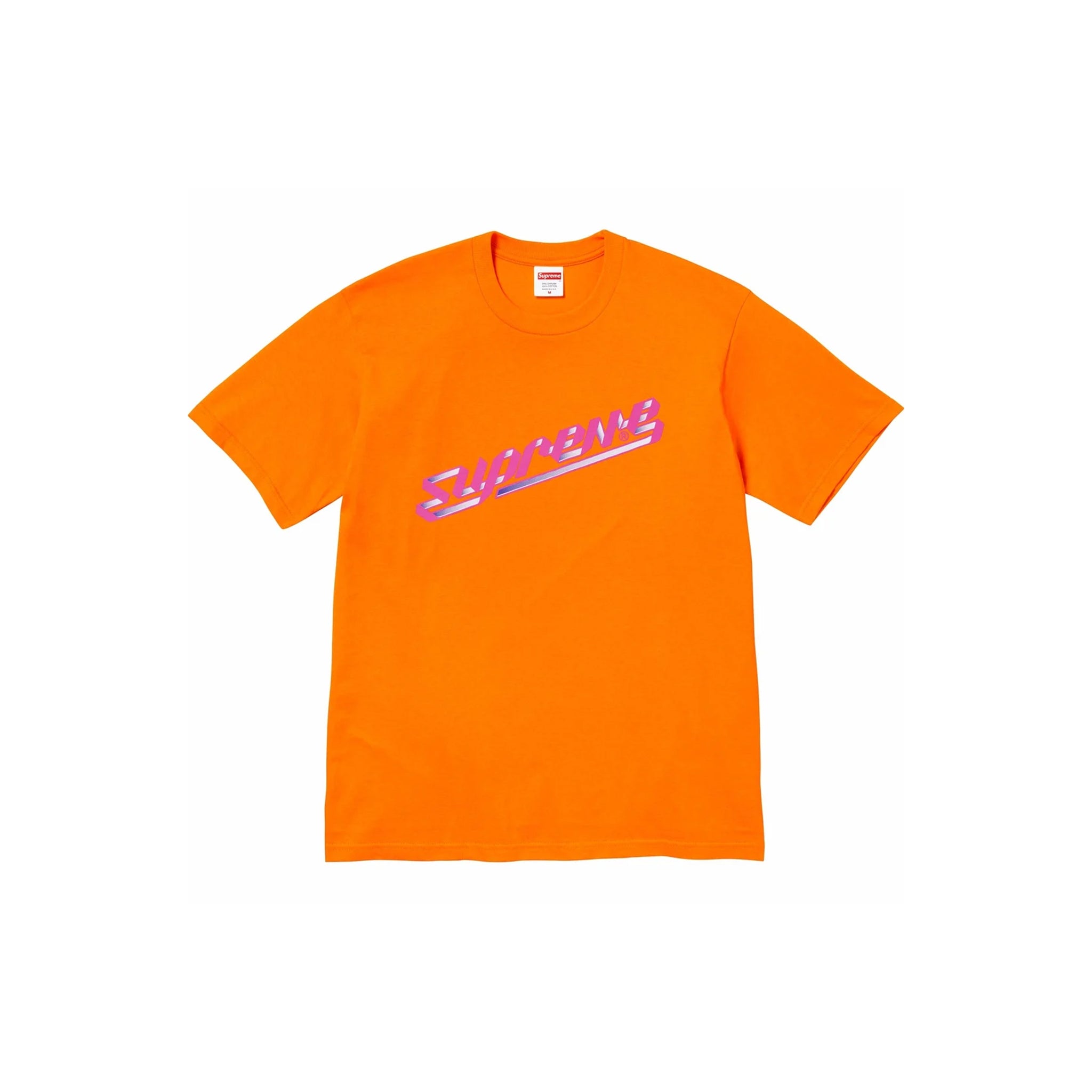 Supreme box outlet logo tee orange