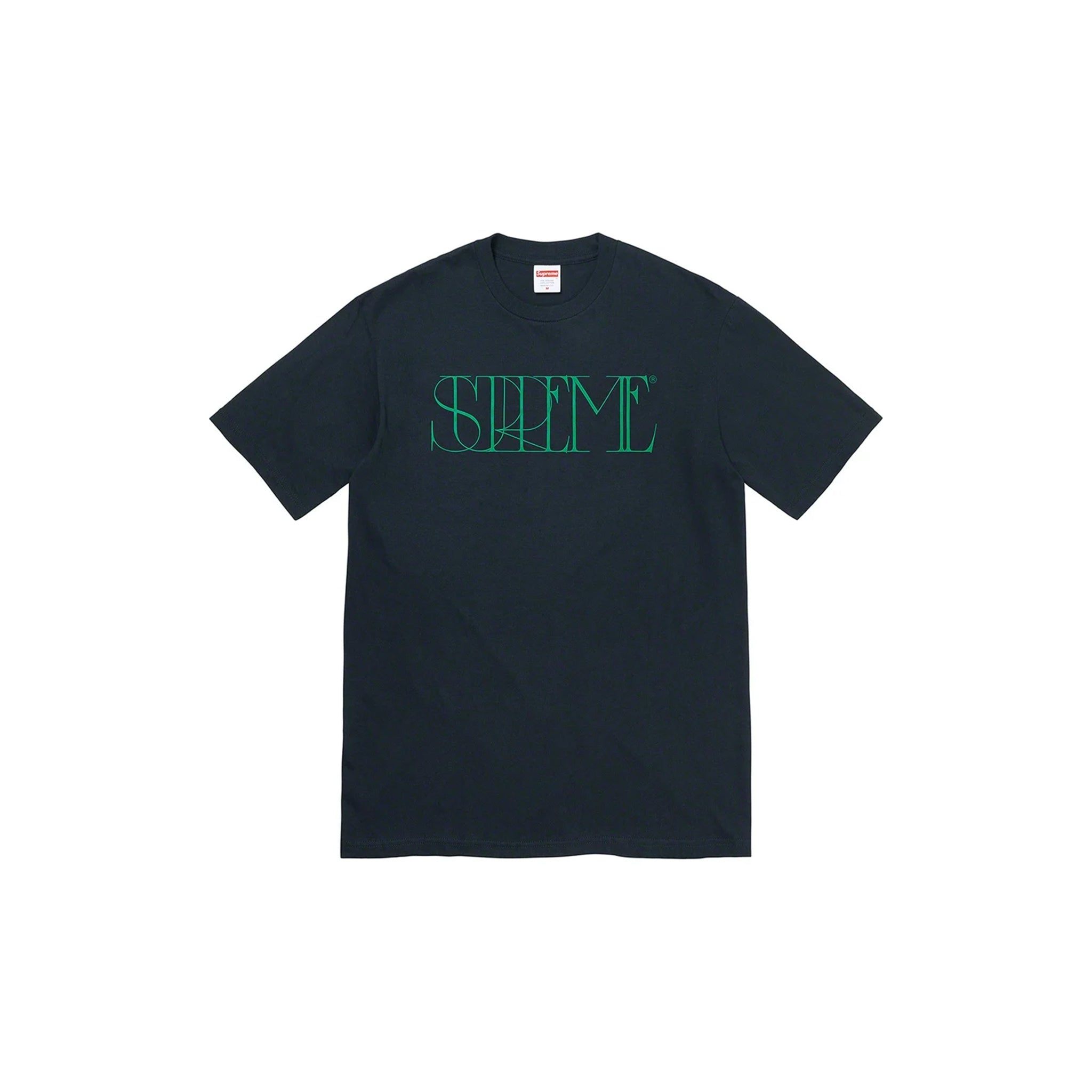 Supreme navy tee sale