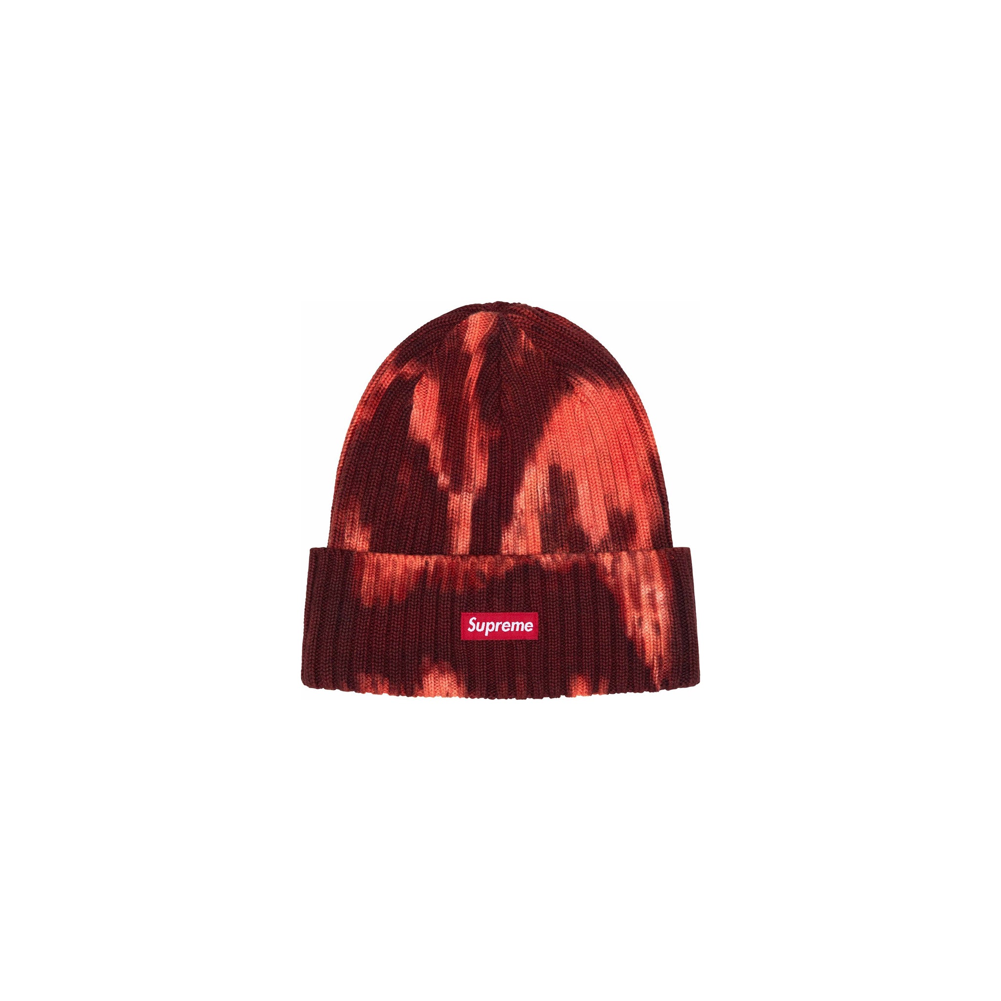 Supreme Overdyed Beanie (SS24) Splatter Red – Story Cape Town