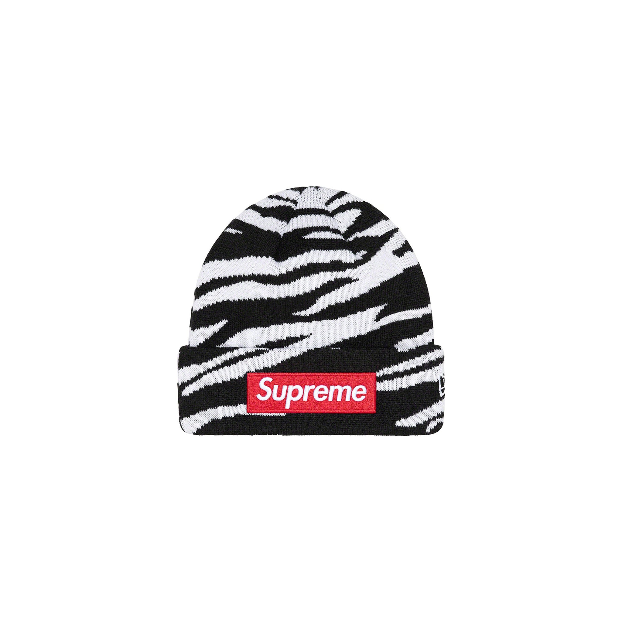 Supreme New Era Box Logo Beanie (FW22) Zebra – Story Cape Town