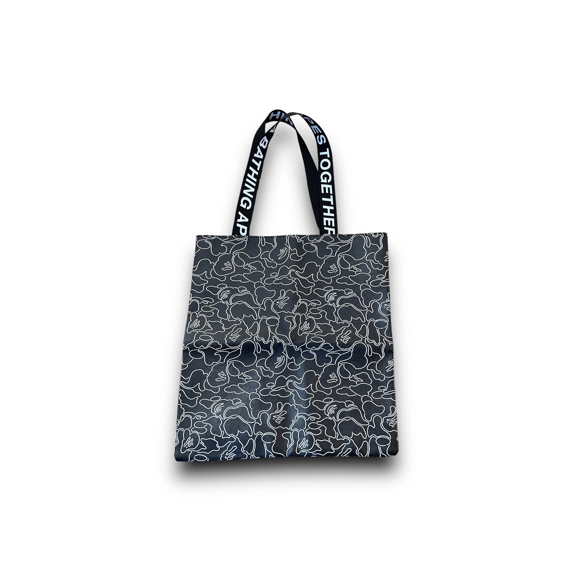 BAPE ABC Neon Camo Tote Bag One Size
