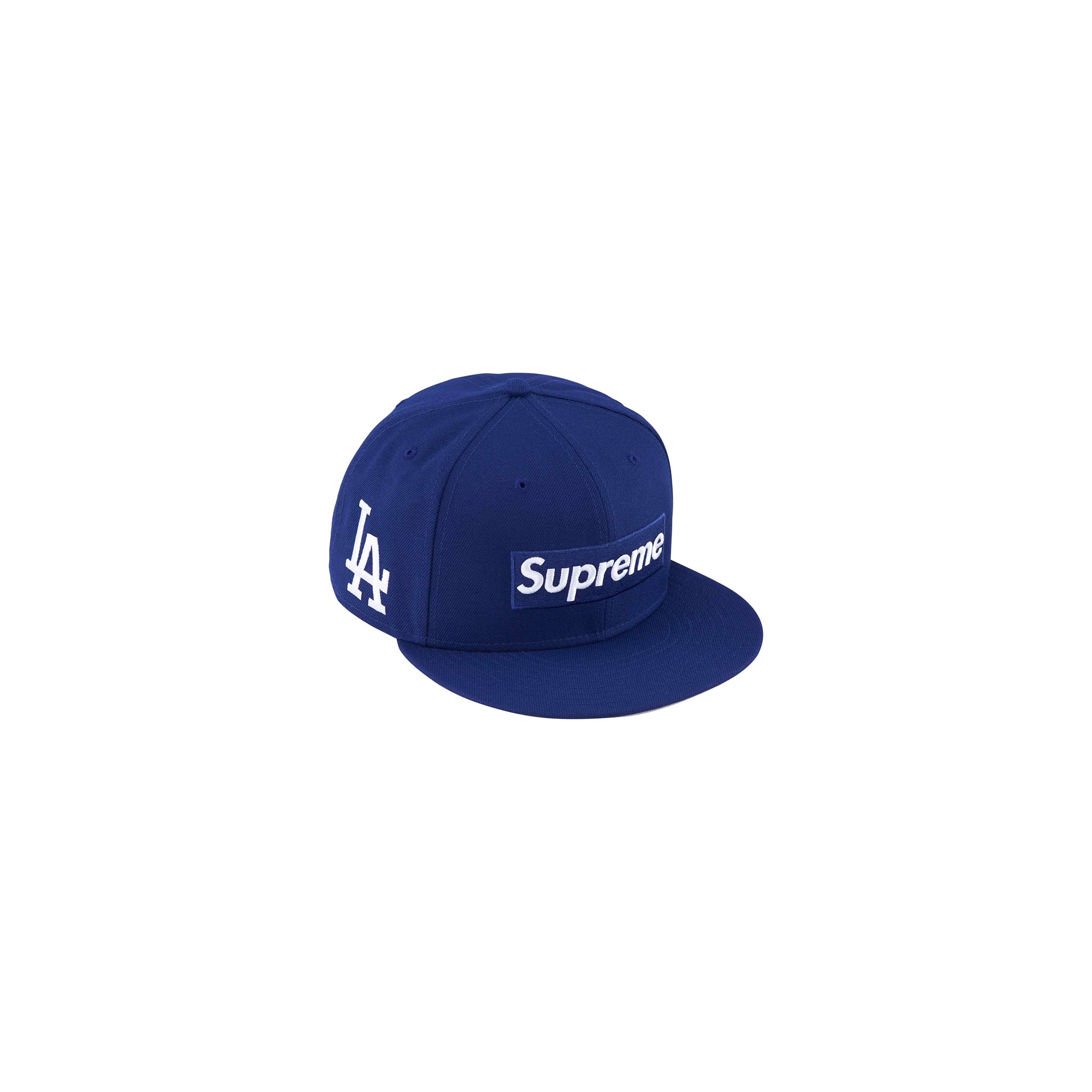 Supreme MLB Teams Los Angeles Box Logo New Era 59Fifty Fitted Cap ...