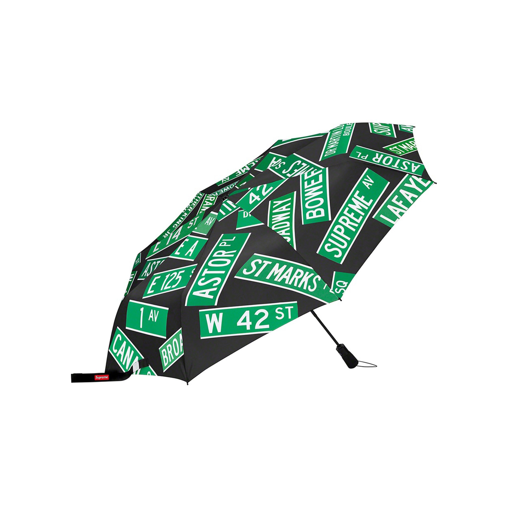 Supreme ShedRain Street Signs Umbrella Black – Story Cape Town