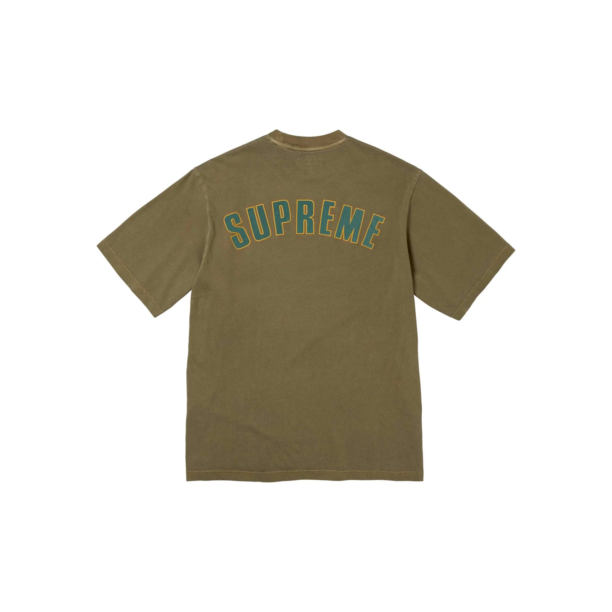 Supreme Cracked Arc S S Top Olive L