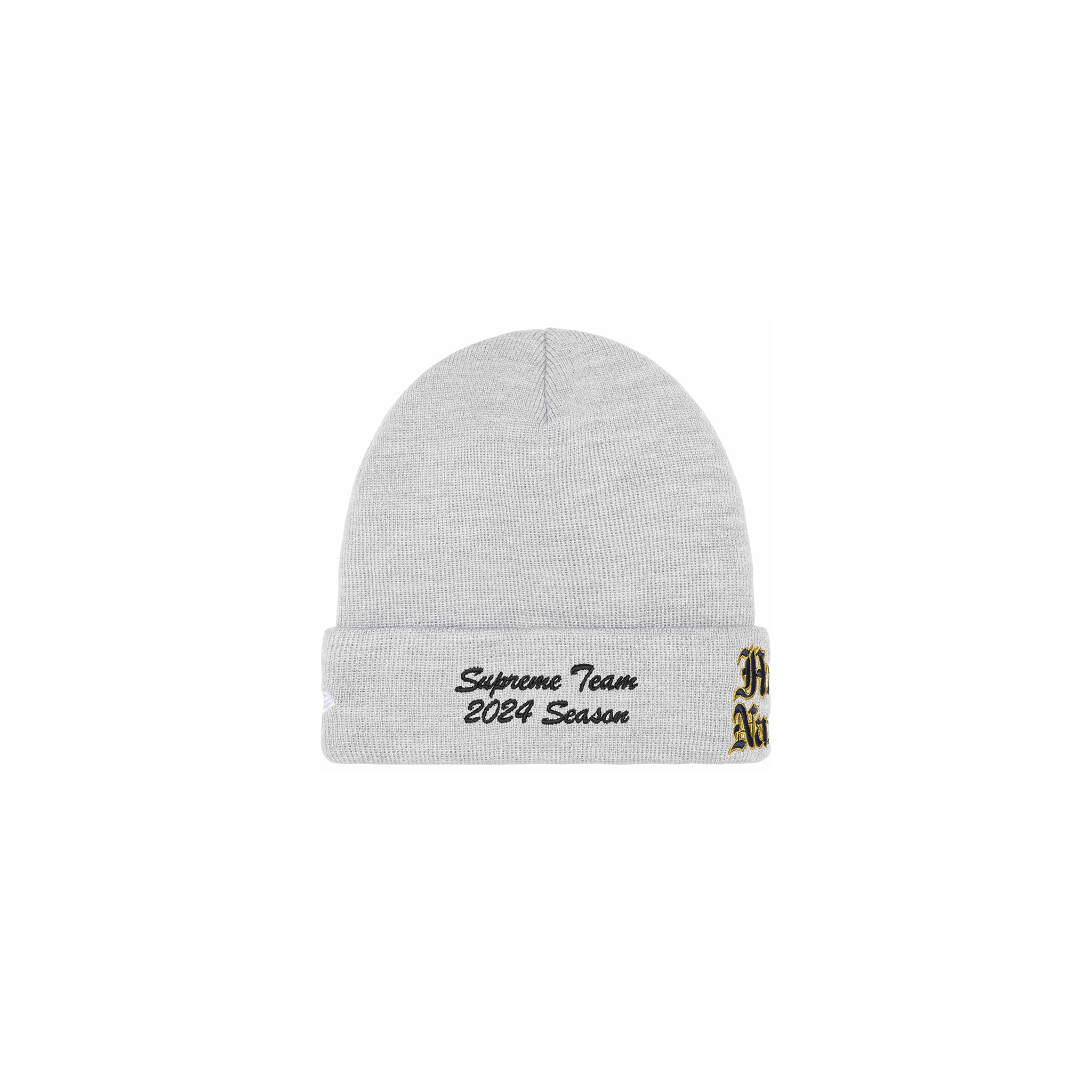 Supreme New Era Salvation Beanie Heather Grey – Story Cape Town