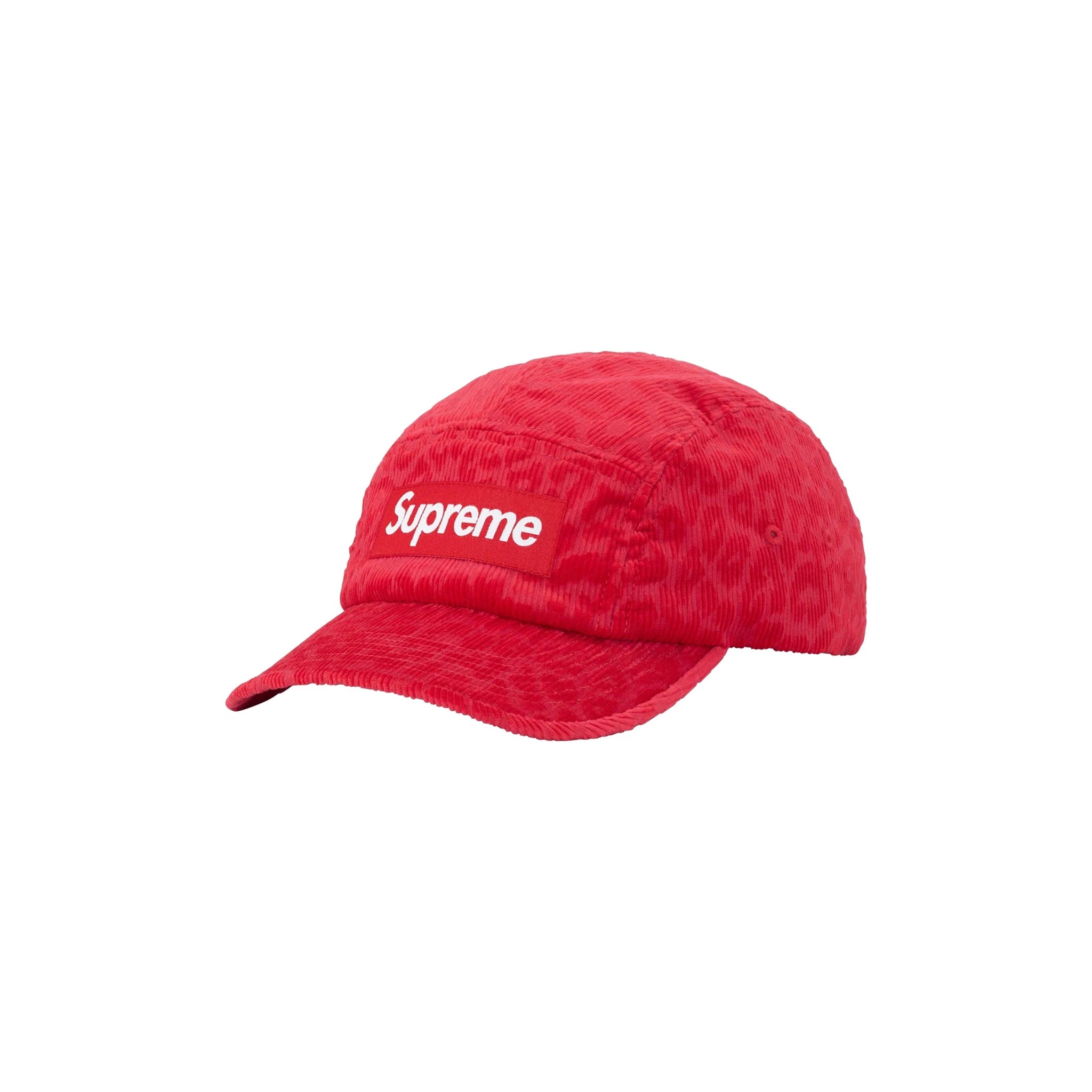 Supreme Leopard Camp Cap Corduroy - 帽子