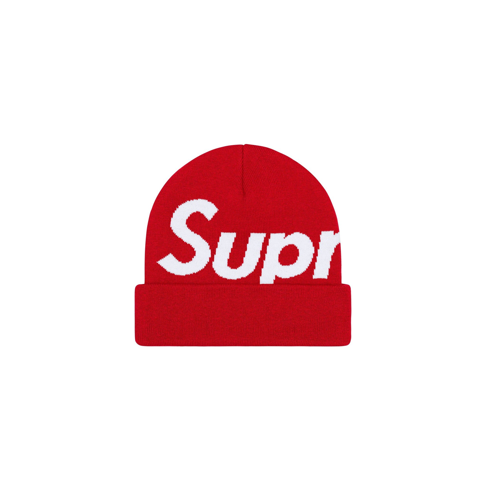 Big logo hotsell supreme beanie