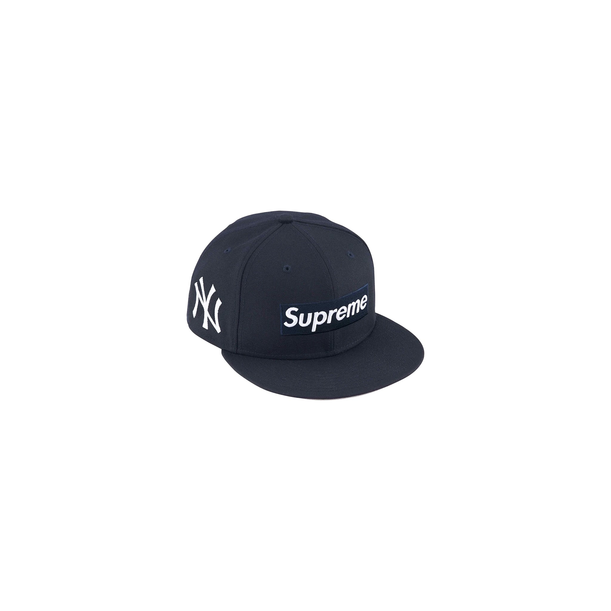 Supreme MLB Teams New York Box Logo New Era 59Fifty Fitted Cap ...