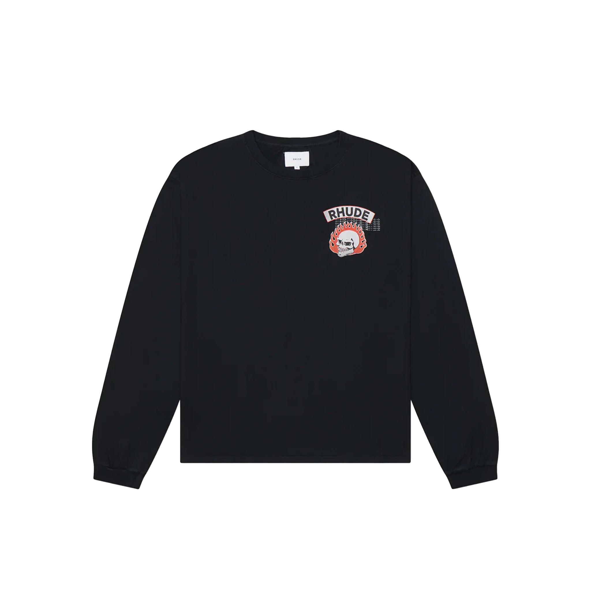 Rhude Long Sleeve Rhude 92 Rally T shirt Vintage Black Story Cape Town
