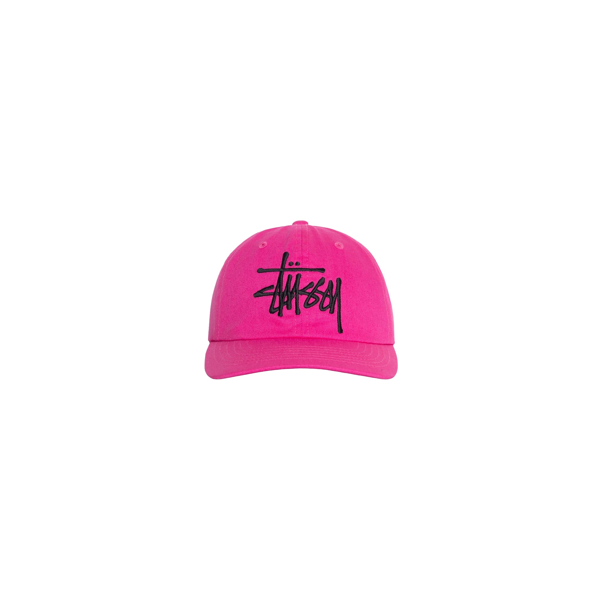 Pink stussy hot sale baseball cap