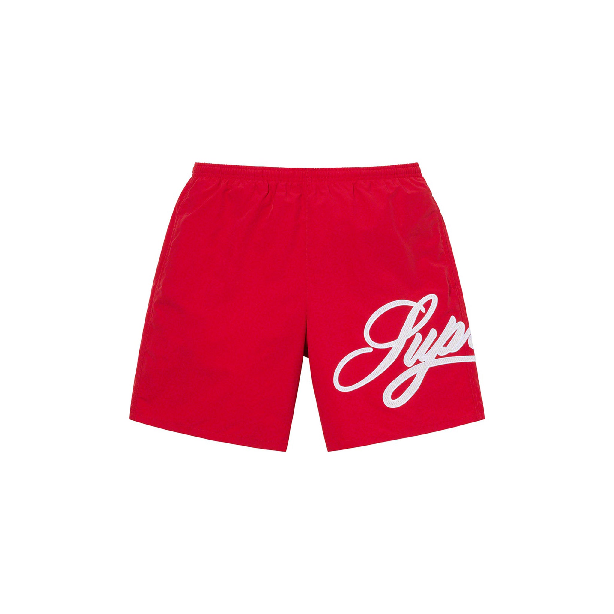 Supreme Mesh Script Water Short Red – Story Cape Town