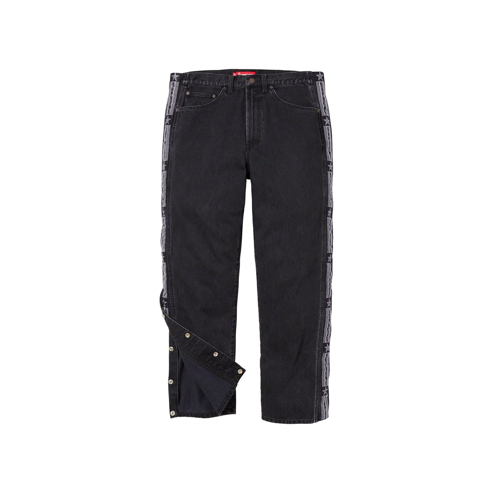 Supreme Snap-Off Baggy Jean Black – Story Cape Town