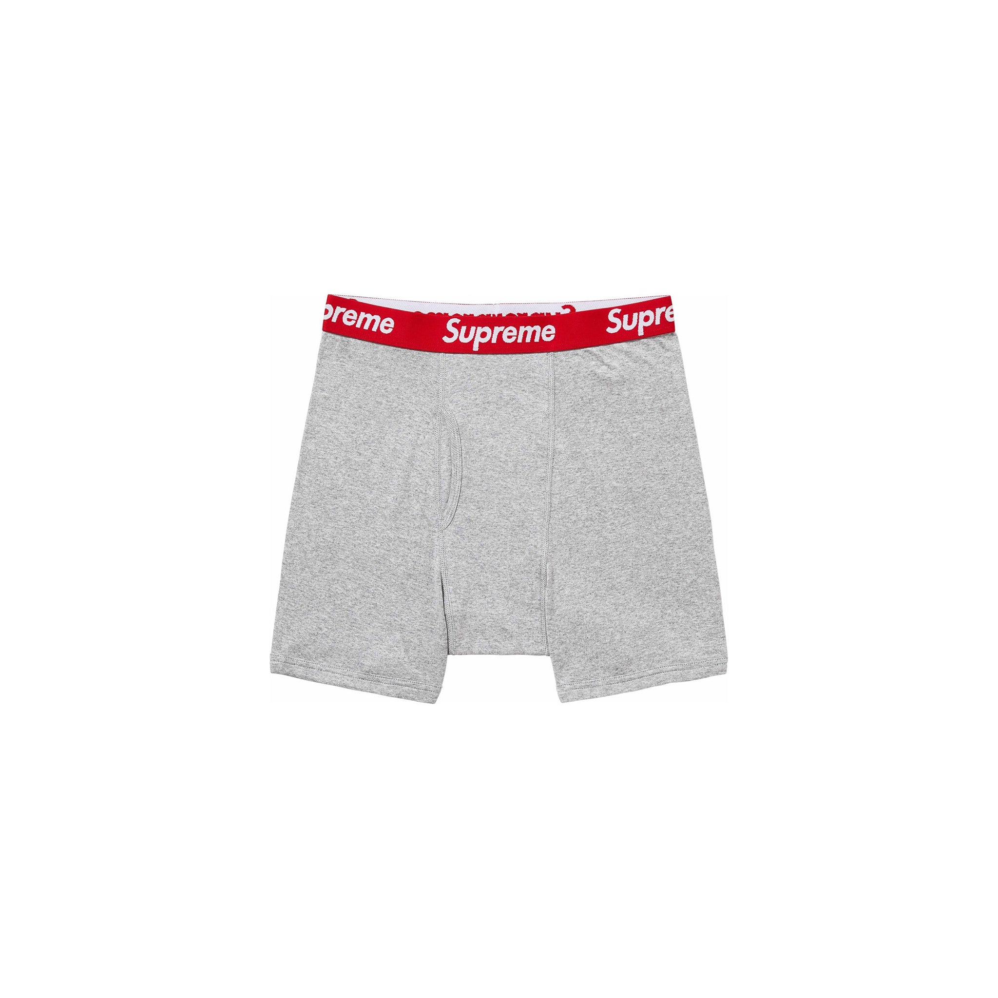 Supreme Hanes Boxer Briefs (2 Pack) Heather Grey – Story Cape Town