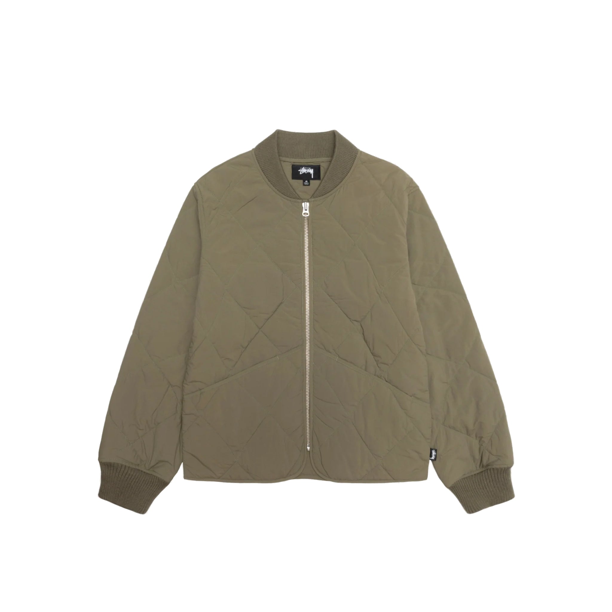 Stussy 8 Ball Quilted Liner Jacket Olive – Story Cape Town