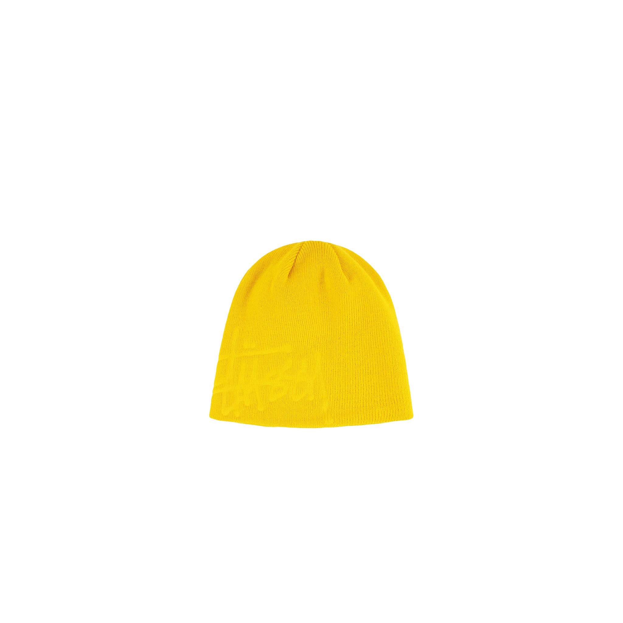 Stussy Debossed Stock Logo Skullcap Beanie Yellow – Story Cape Town