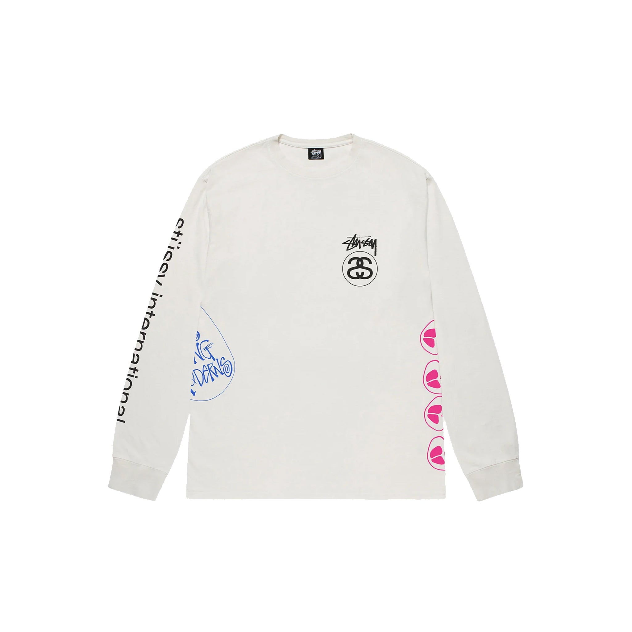 Stussy Test Strike Pigment Dyed LS Tee Natural – Story Cape Town