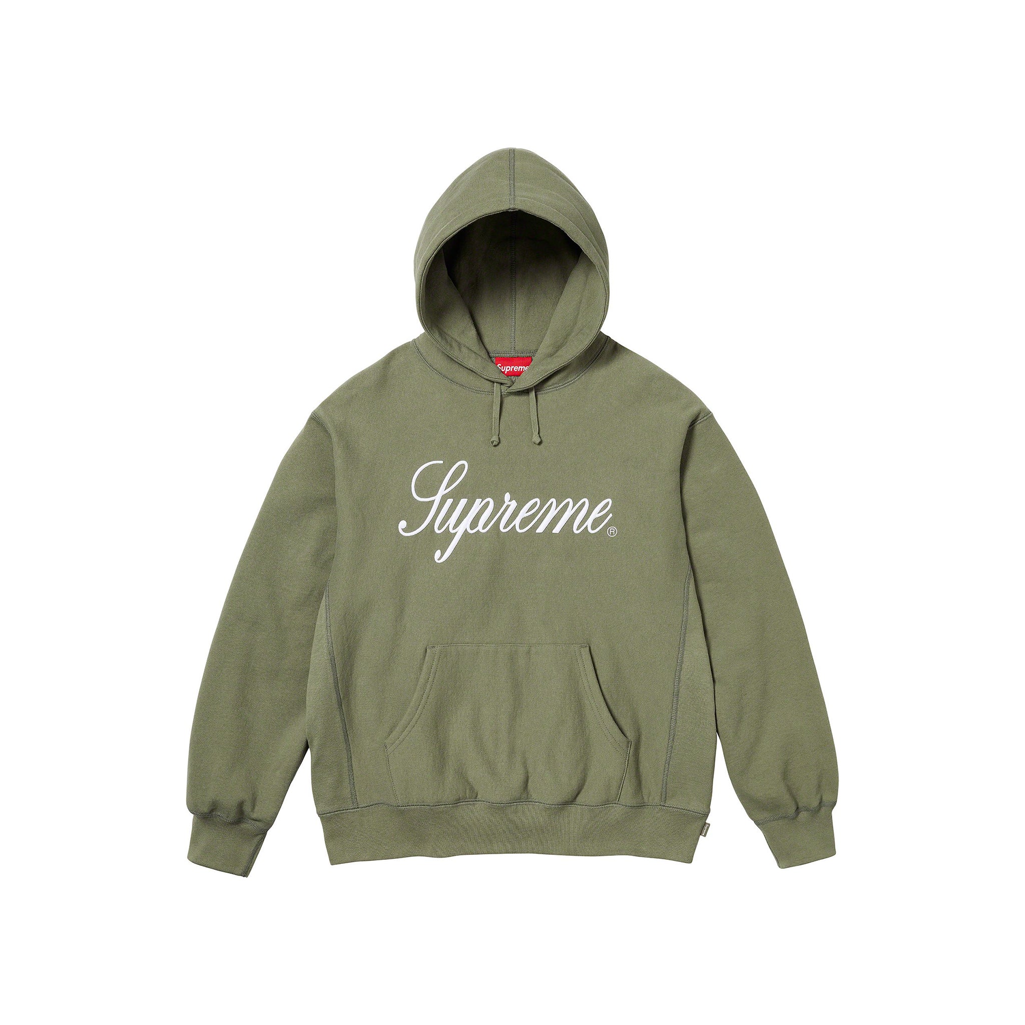 Script shop hoodie supreme