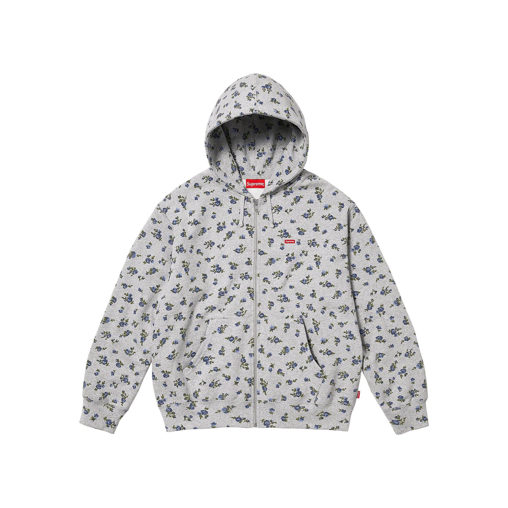 Supreme Small Box Zip Up Hooded Sweatshirt (FW23) Flowers – Story