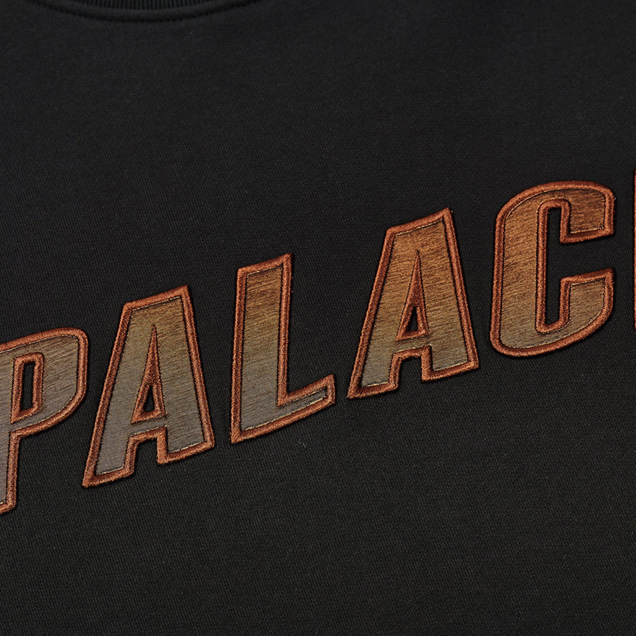 Palace Iridescent Applique Crew Black – Story Cape Town