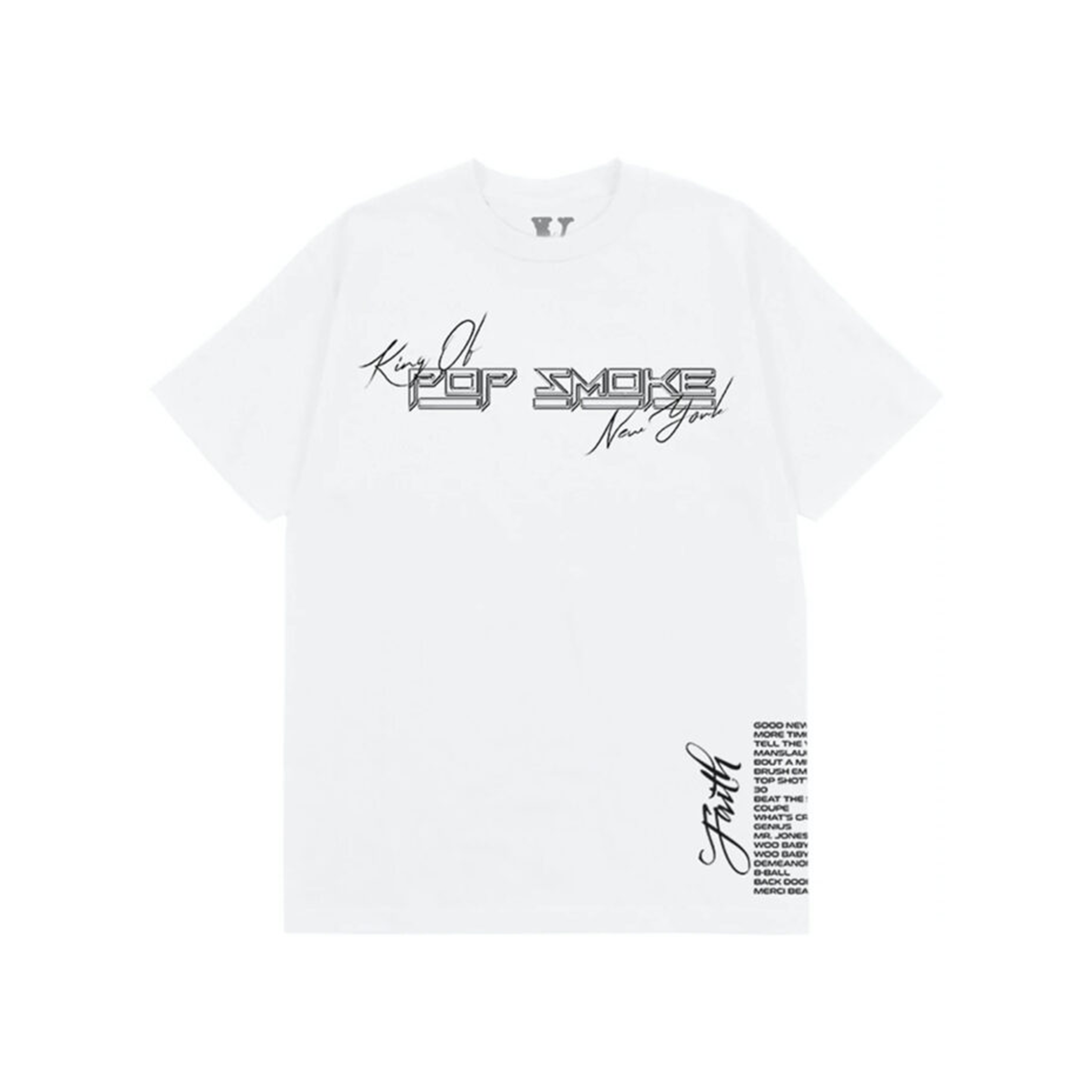 直販廉価 [新品]Pop Smoke x Vlone Black Tee 2XL ⑥ - aguapreta.pe