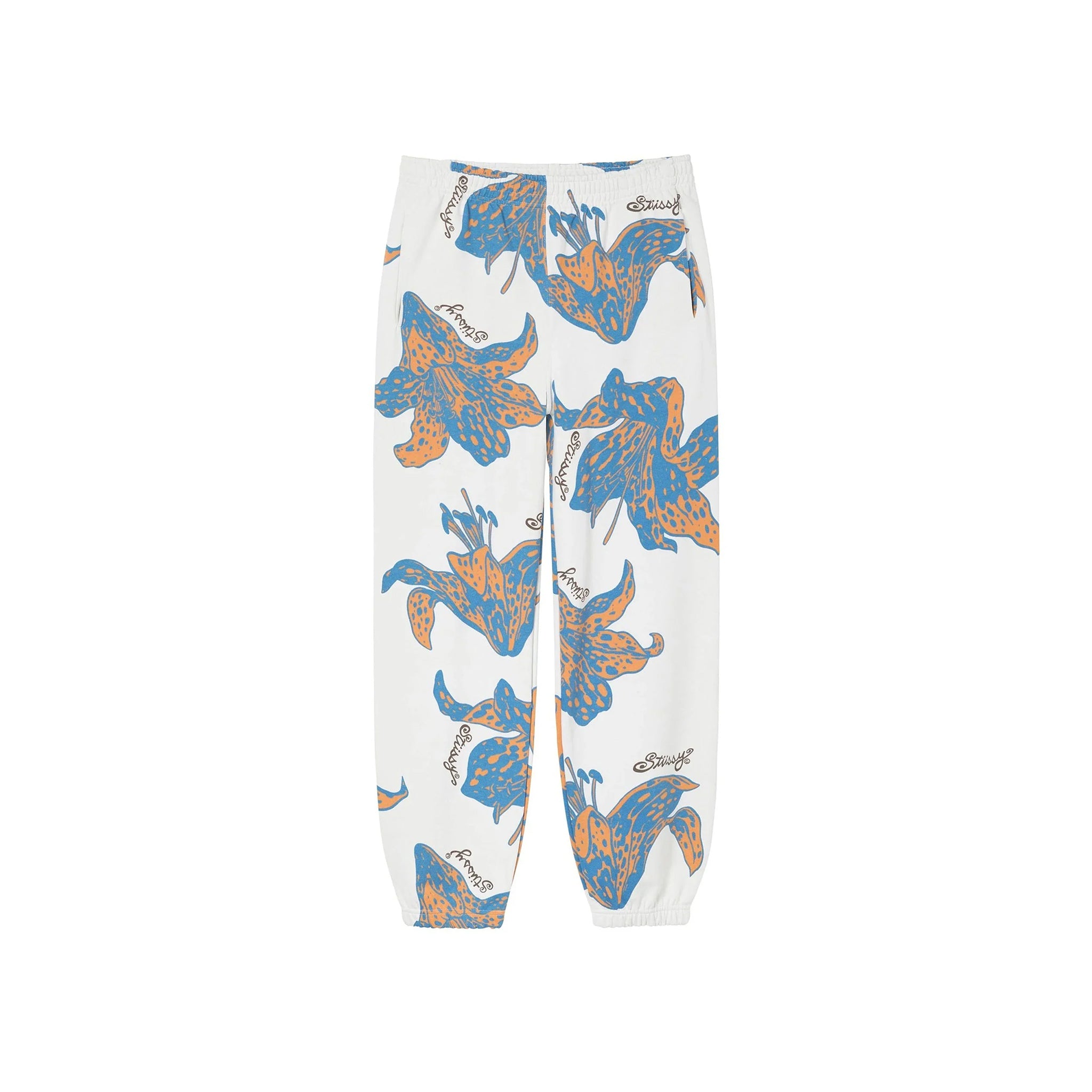 Stussy Floral Sweatpants White/Blue/Orange – Story Cape Town