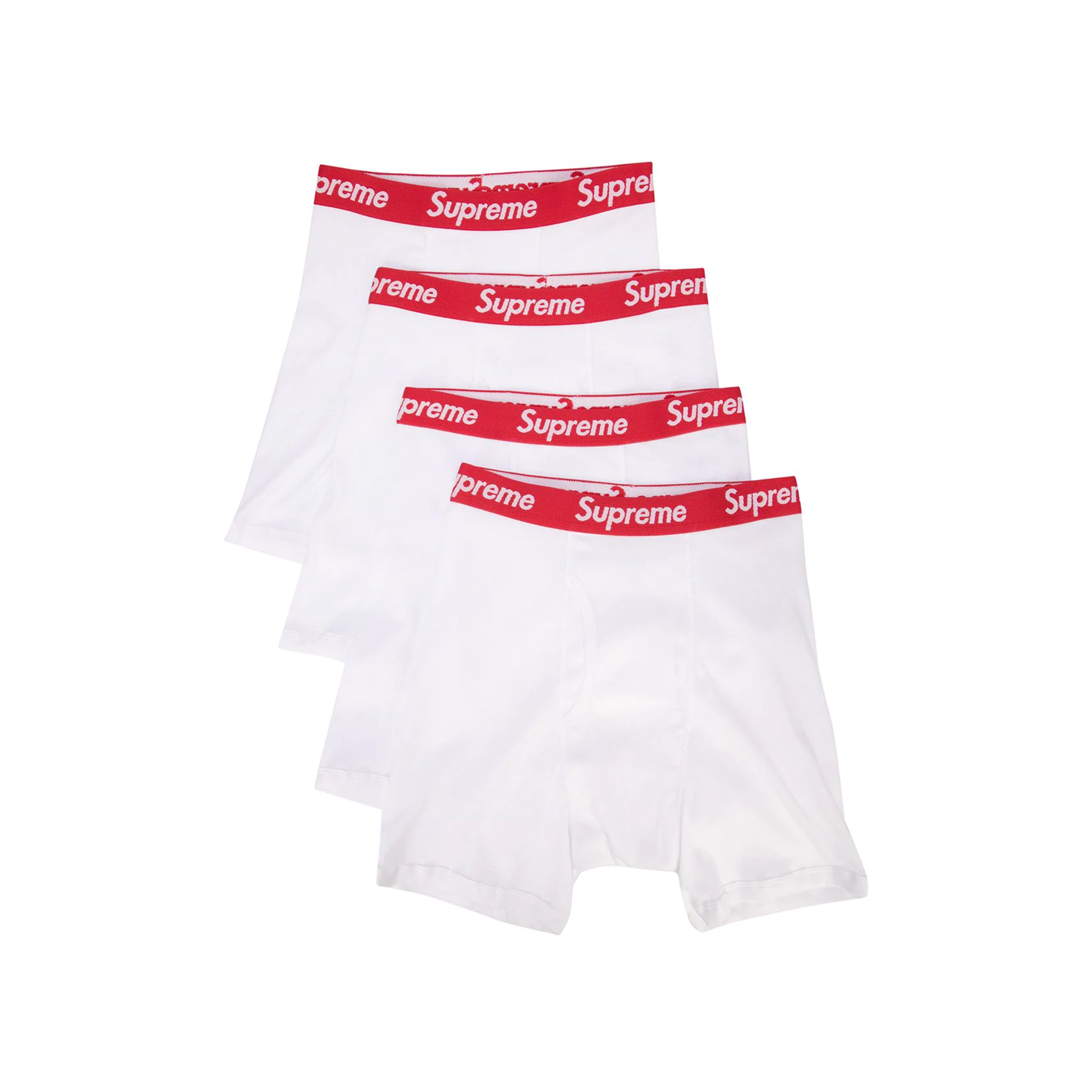 Supreme Hanes Boxer Briefs White 4 Pack – Story Cape Town